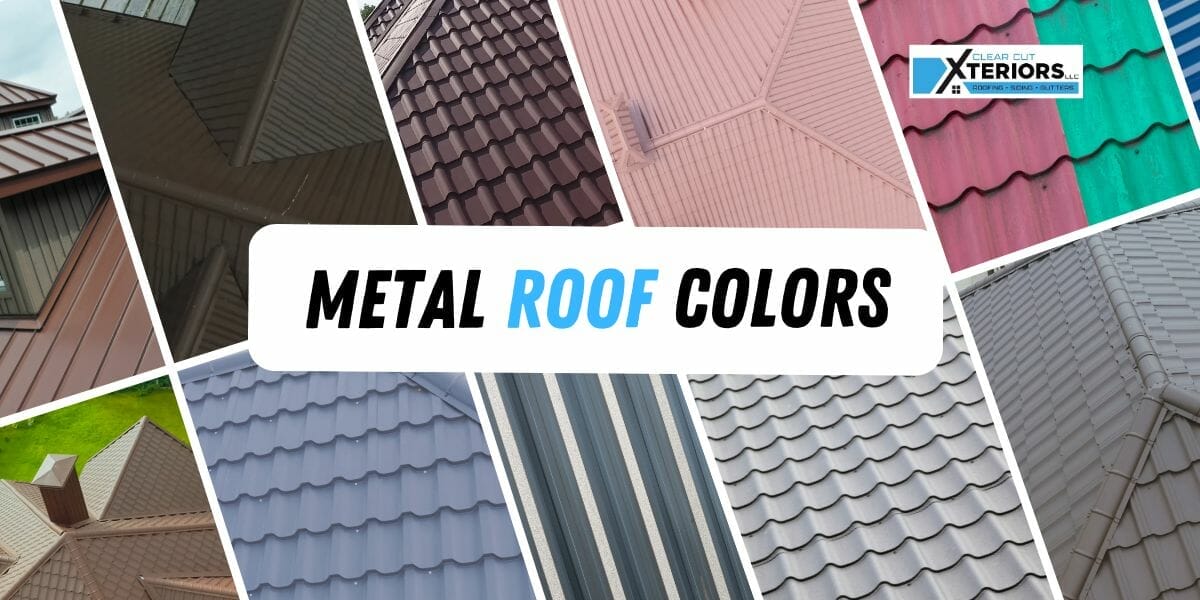 standing seam metal roof colors