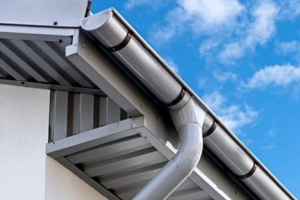 Metal Roof Gutters and Downspouts